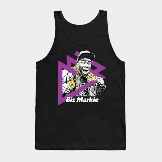 Biz Markie /\/\/ Original Old Skool Hip Hop Design Tank Top by DankFutura